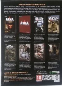 Arma X: Anniversary Edition Box Art