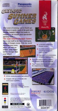 Olympic Summer Games: Atlanta 1996 Box Art