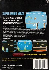 Super Mario Bros. (European Version / Action Series) Box Art