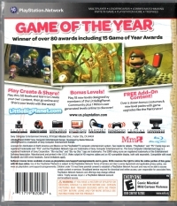 LittleBigPlanet: Game of the Year Edition (PS3 banner) Box Art