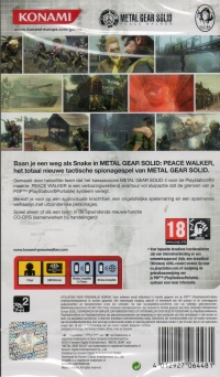 Metal Gear Solid: Peace Walker [NL] Box Art
