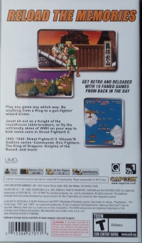 Capcom Classics Collection: Reloaded - Favorites Box Art