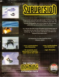 Incoming: Subversion Box Art