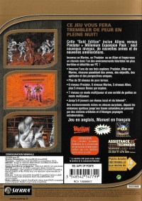 Aliens Versus Predator: Gold Edition - Best Seller Series [FR] Box Art