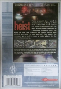 Heist - White Label Box Art