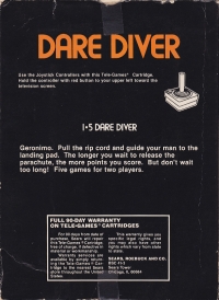 Dare Diver (text label) Box Art