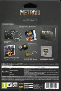 Metroid: Samus Returns - Legacy Edition Box Art