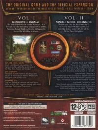 Lord of the Rings Online, The: Volumes I & II Box Art