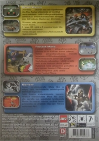Lego 3 Games: Drome Racers / Football Mania / Bionicle Box Art