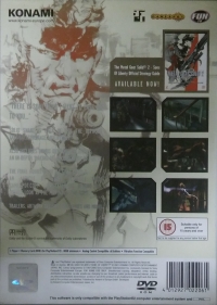 Metal Gear Solid 2: Sons of Liberty Box Art
