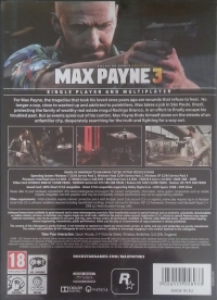 Max Payne 3 [DK][FI][NO][SE] Box Art