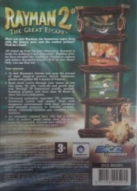 Rayman 2: The Great Escape (Dice Multimedia) Box Art