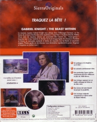 Gabriel Knight: The Beast Within - Sierra Originals [FR] Box Art