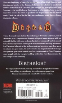 Diablo: The Sin War 1 - Birthright Box Art