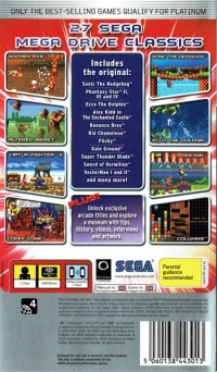 Sega Mega Drive Collection - Platinum Box Art