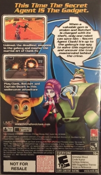 Secret Agent Clank - Greatest Hits (Not for Resale) Box Art