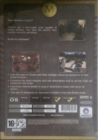 Tom Clancy's Rainbow Six: Lockdown - Medallion Box Art