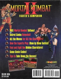 Mortal Kombat II: Official Fighter's Kompanion Box Art