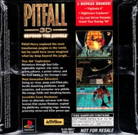 Pitfall 3D: Beyond the Jungle Demo CD Box Art