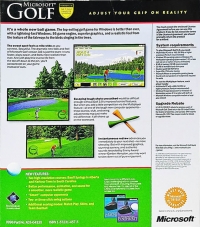 Microsoft Golf Version 3.0 Box Art