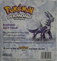 Nintendo Dialga Stylus - Pokémon Diamond Version Box Art