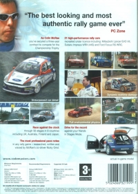 Colin McRae Rally 3 Box Art