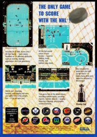 NHL Hockey (thin box) Box Art