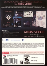 Axiom Verge - Multiverse Edition Box Art