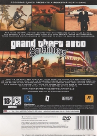 Grand Theft Auto: San Andreas [DK][NO][SE] Box Art