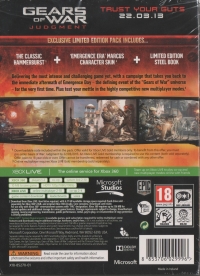 Gears of War: Judgment - Exclusive Limited Edition Pack Box Art