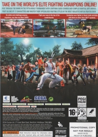 Virtua Fighter 5 (Not for Resale) Box Art