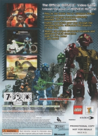 Bionicle Heroes (Promotional Copy) Box Art