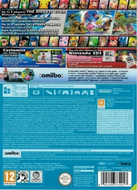 Super Smash Bros. for Wii U [DK][FI][NO][SE] Box Art