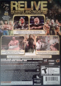 WWE Legends of WrestleMania Box Art