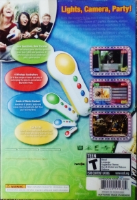 Scene It? Lights, Camera, Action (Includes 4 Wireless Controllers) Box Art