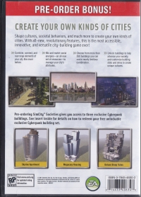 SimCity Societies (Pre-Order Bonus) Box Art