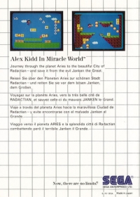 Alex Kidd in Miracle World (No Limits) Box Art