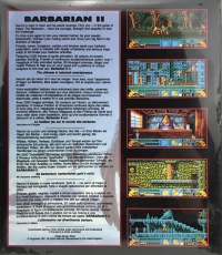 Barbarian II [ES] Box Art