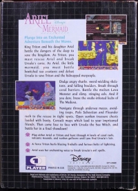 Disney's Ariel: The Little Mermaid (cardboard box) Box Art