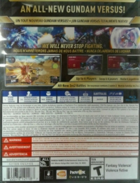 Gundam Versus Box Art