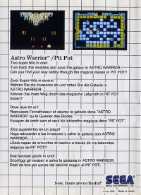 Astro Warrior / Pit Pot (No Limits) Box Art