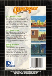 Quackshot starring Donald Duck (Win a Trip) Box Art