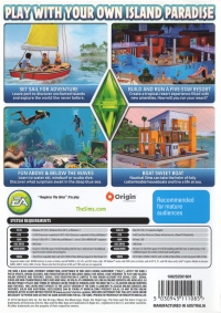 Sims 3, The: Island Paradise Box Art