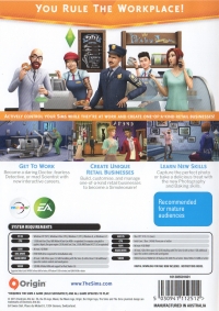 Sims 4, The: Get to Work Box Art