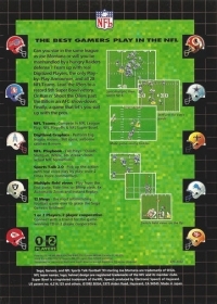 NFL Sports Talk Football '93 starring Joe Montana and all 28 NFL Teams Box Art
