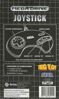 Tec Toy Sega Joystick (black letters) Box Art