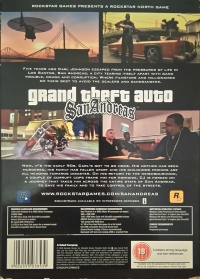 Grand Theft Auto: San Andreas (2005) Box Art