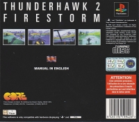 Thunderhawk 2: Firestorm (1998 4 PlayStation Multi Pack) Box Art