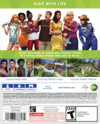 Sims 4, The (7381701601) Box Art