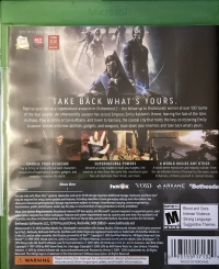 Dishonored 2 Box Art